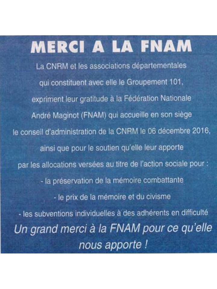 Remerciement FNAM 2016